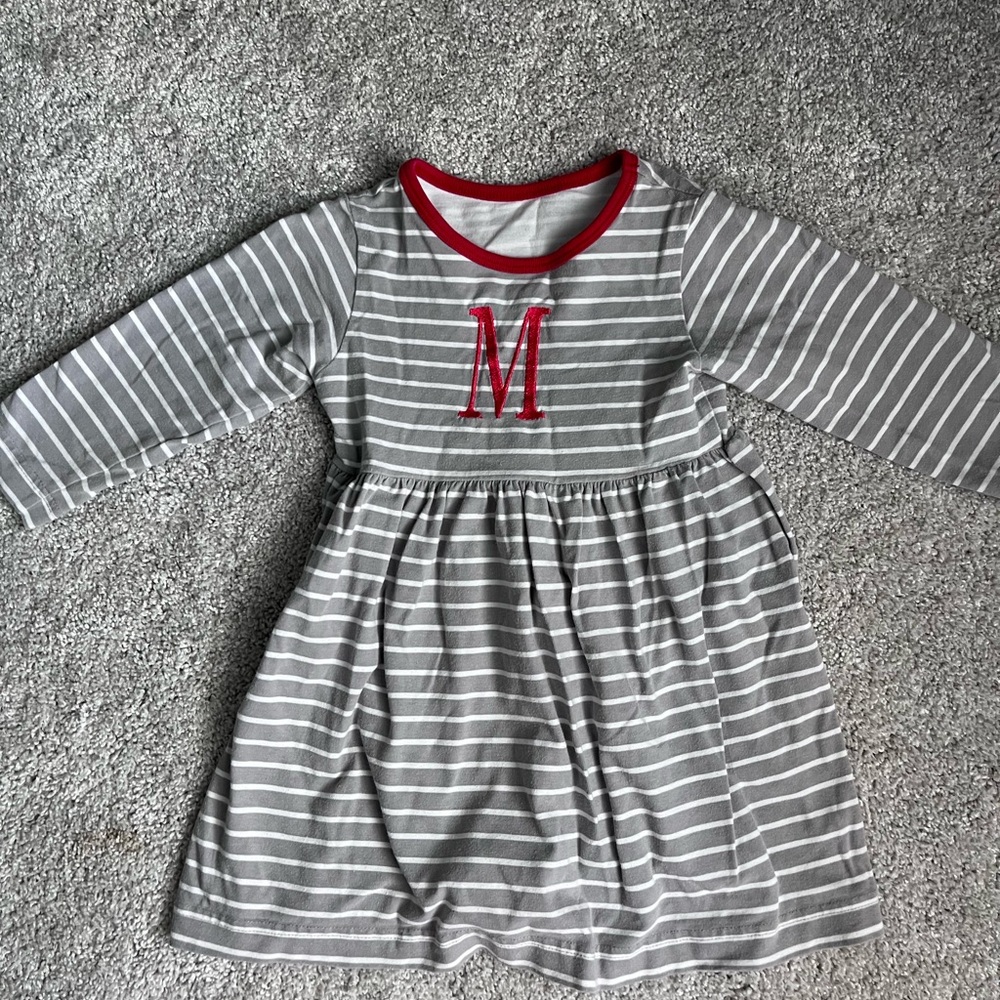 “M” Monogram Dress